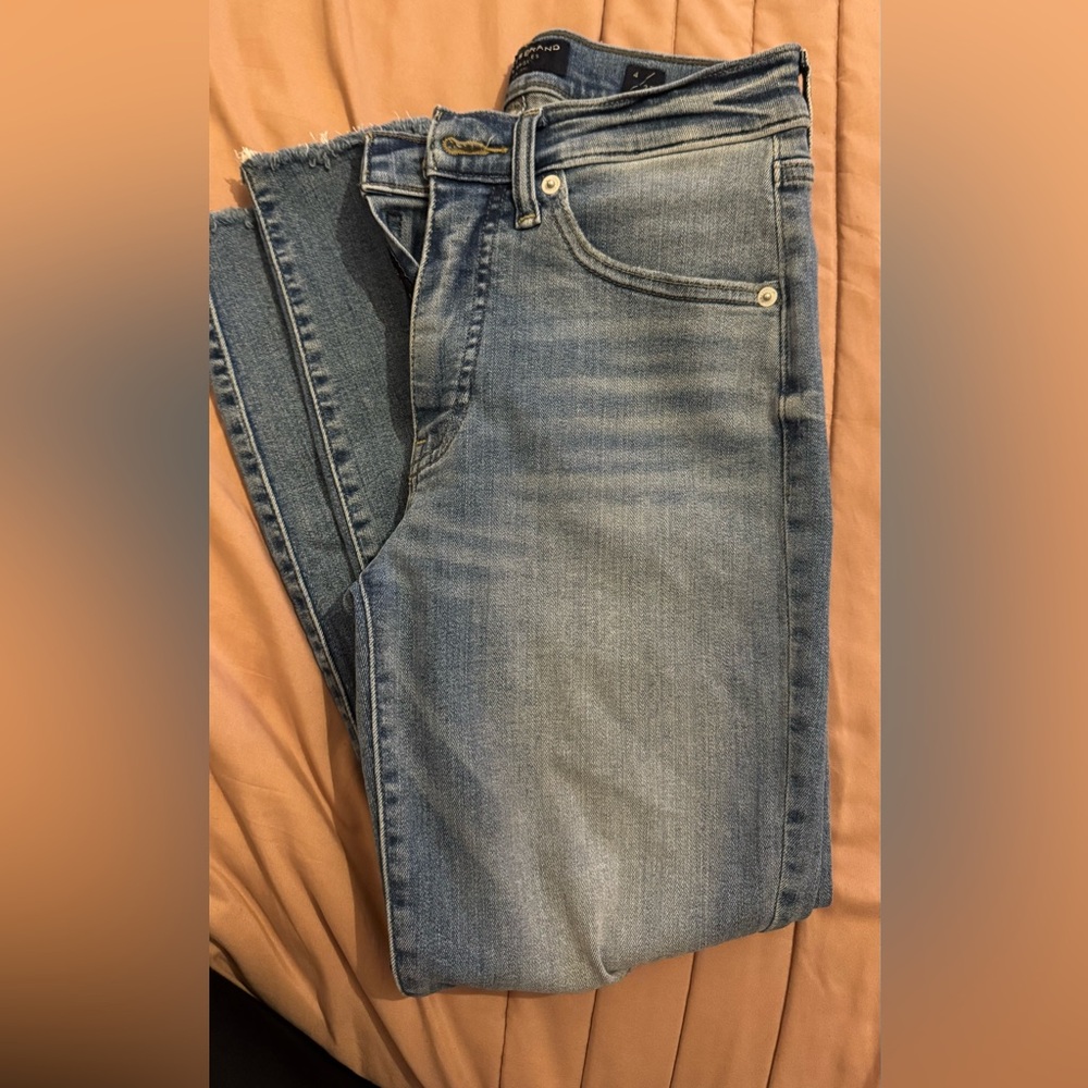Lucky brand high rise crop bridgette jean
